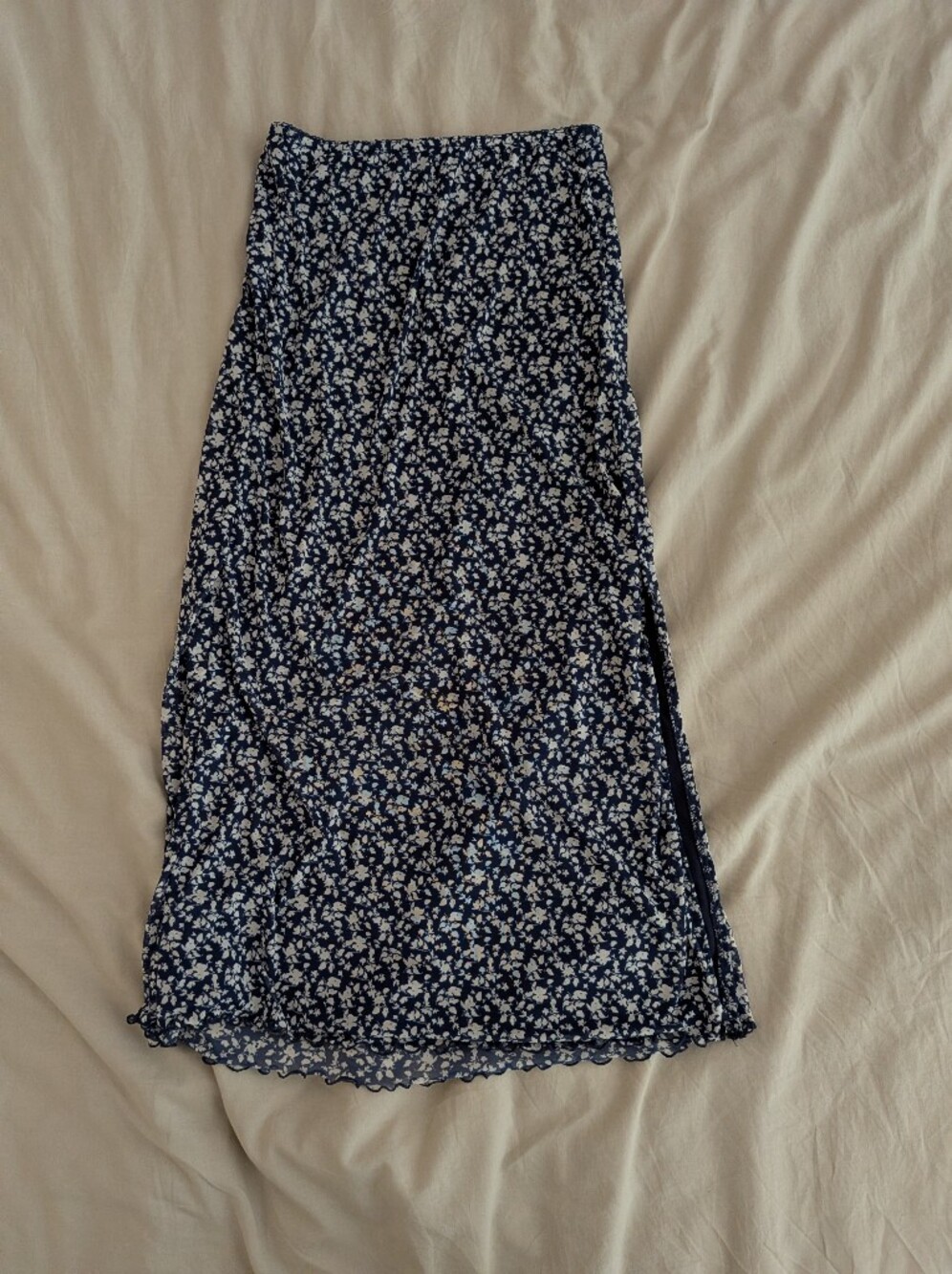 Urban Outfitters Floral Fitted Midi Skirt